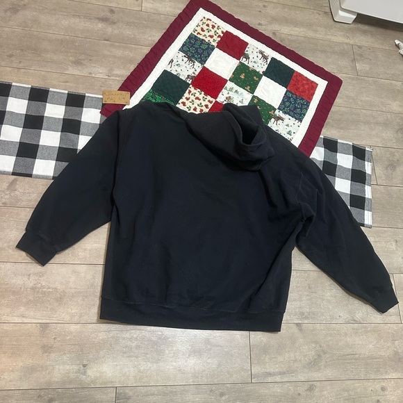 Y2K Gildan Men’s Black Heavy Blend Hoodie Sweatshirt Size 2X - Picture 8 of 9